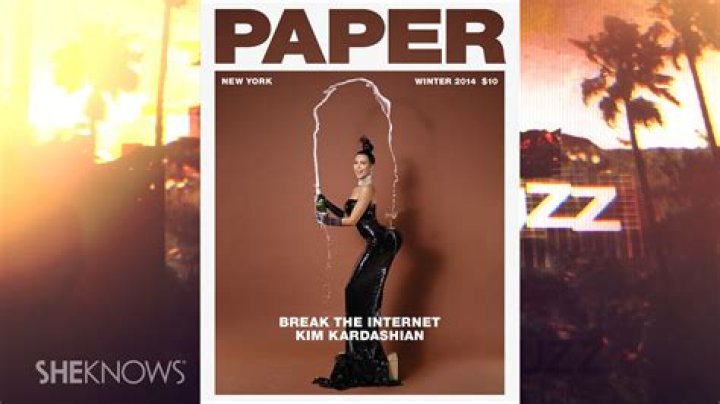 Kim Kardashian Butt Photo Shoot In Paper Magazine Cover Page 2014